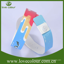 Festival event cheap custom one time use tyvek wristbands